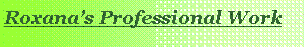 Text Box: Roxana’s Professional Work